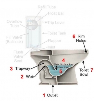 Cách sửa phao bồn cầu trong 5 giây