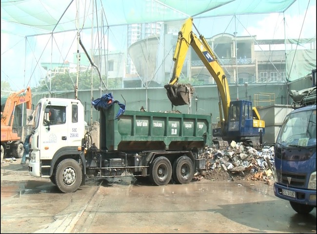 Dịch vụ thu gom rác thải xây dựng