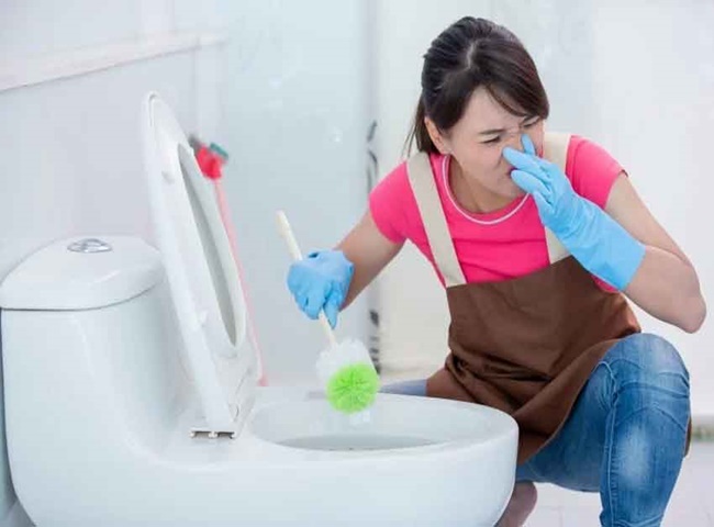 Mùi hôi khó chịu từ hầm cầu bốc lên gây ảnh hưởng