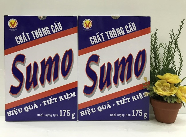 Sumo sản phẩm bột thông bồn cầu hiệu quả cao