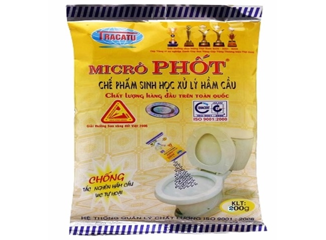 Thương hiệu bột thông bồn cầu Microphot chất lượng cao