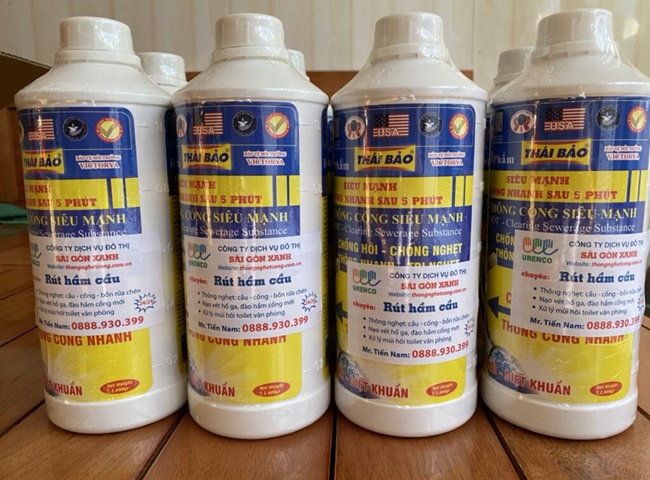 Các loại bột thông cống phổ biến hiện nay