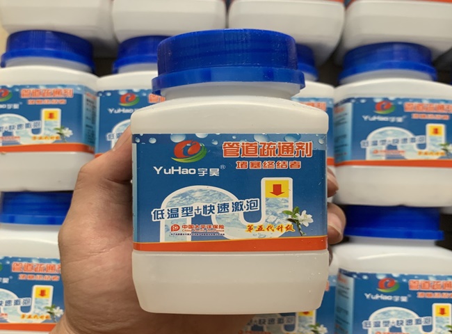 Bột thông cống làm tan hết dầu mỡ trong đường ống nước