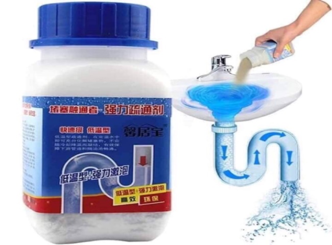 Th&ocirc;ng ống tho&aacute;t nước bị nghẹt bằng bột th&ocirc;ng tắc được nhiều nh&agrave; sử dụng