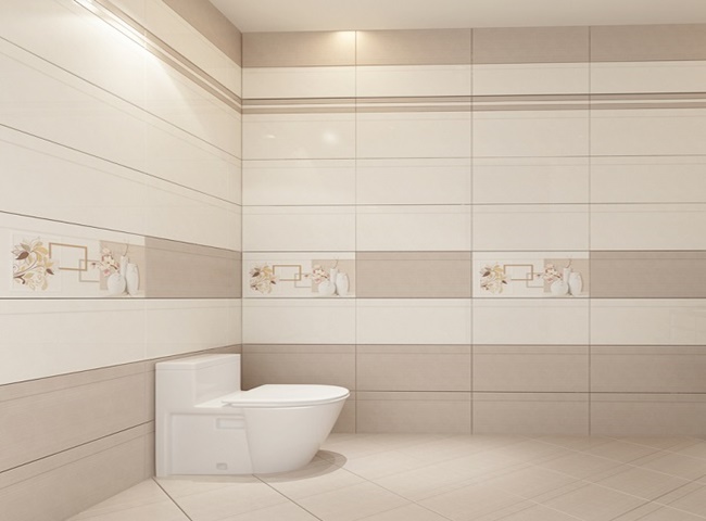 Gạch ốp tường đẹp tăng độ thẩm mỹ cho nh&agrave; vệ sinh mới