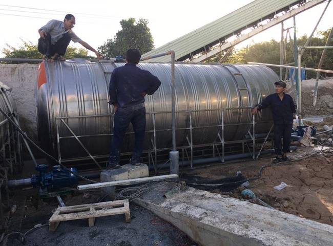 vệ sinh bồn nước inox quận 5